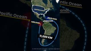 Why America🇺🇸 Built Panama🇵🇦 Canal 🔥 shorts geography maps panama notification america [upl. by Mozes]