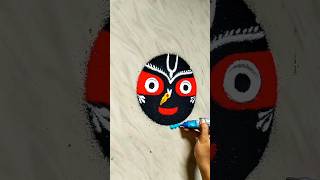 Lord Jagannath rangoli for kartika purnima 🌹 panchuka muruja shorts jagannath panchukamuruja [upl. by Northrup373]