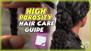 The BEST HAIR CARE TIPS for HIGH POROSITY hair [upl. by Quincey]