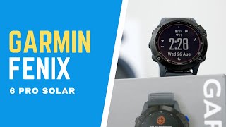 The King of Fitness Trackers🤔 Garmin Fenix 6 Pro Solar Unboxing amp Review [upl. by Ahtikal158]