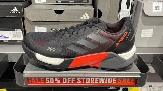 Adidas Terrex Agravic Ultra Trail Core BlackGrey FiveSolar Red  Style Code HR1080 [upl. by Hseham]