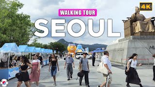 Seoul KOREA  Seoul City Tour Gwanghwamun Myeongdong Namdaemun Market [upl. by Shirley]