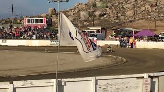 Perris Speedway 4 year old racing [upl. by Bevash]