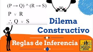 Dilema Constructivo Regla de Inferencia [upl. by Kowatch517]