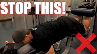 How to PROPERLY Hamstring Curl for Muscle Gain amp Injury Prevention [upl. by Aihsad]