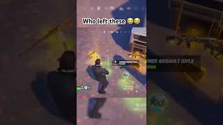 Who left these 😭fortnite fyp fortniteclips [upl. by Atnahsal]