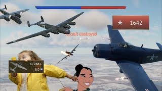 Bomber hunter until  War Thunder [upl. by Aicetal]