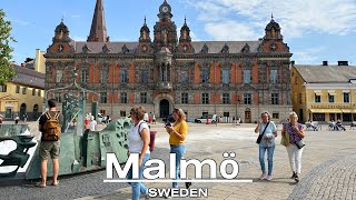 Summer Walk in Malmö Sweden 4K 60fps [upl. by Mommy]