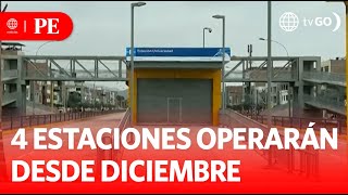 En diciembre se lanzará operación del tramo nueve del Metropolitano  Primera Edición Noticias Perú [upl. by Ttnerb]