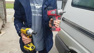 Dewalt dcf894 vs Mac tool mcf894 vs Dewalt dcf899 порівняння гайковертів 4 [upl. by Nhor]