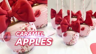 How To Make Caramel Apples For Valentine’s Day [upl. by Catt909]