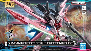 HG 1144 Gundam Perfect Strike Freedom Rouge  Release Infoガンダムパーフェクトストライクフリーダムルージュ [upl. by Attenwad974]