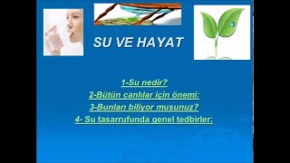 SUYUN ÖNEMİ KESİNLİKLE İZLEYİN slayt [upl. by Marysa]