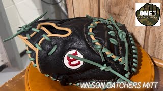 Wilson Catchers Mitt Full Relace [upl. by Aihcropal]