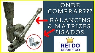 Balancim manual como usar onde comprar e como colocar matriz botões e ilhós [upl. by Atnoed]