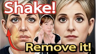 Shake Off 10 Years by Doing This massage 😱 Remove Under Eye Bags Nasolabial Folds🔥Get Glowing Skin [upl. by Meagher735]