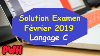 Examen Corrigé Langage C Opérateurs Conditionnelle et Boucles [upl. by Skoorb]