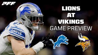 Lions vs Vikings Week 16 Game Preview  PFF [upl. by Dorian977]