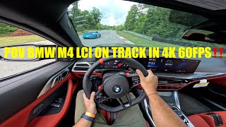 POV 2025 BMW M4 LCI AT THE TRACK AGAINST PORSCHES 4K 60FPS PART 2 bmwm m4 gt3rs gt500 supercar [upl. by Ioab236]