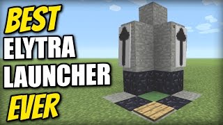 BEST ELYTRA LAUNCHER EVER 🚀 Minecraft Tutorial Sky Limit0 seconds [upl. by Tuck153]