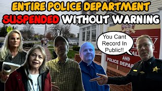 ENTIRE POLICE DEPARTMENT SUSPENDED And Of Course Its WITH PAY First Audit Since Being Released [upl. by Hollerman]