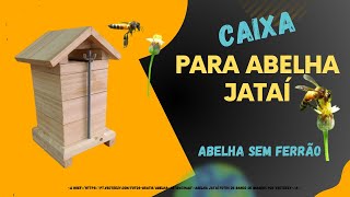 Caixa para Abelha JataíAbelha sem Ferrão [upl. by Oirasan]