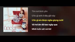 Karaoke ƯỚC GÌ  Han Sara [upl. by Nairret]