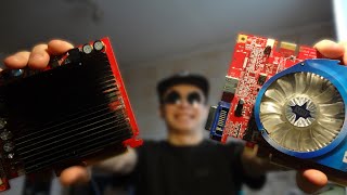 Битва бомжей GT 9400 OC vs 9500 [upl. by Ayotan]