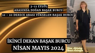 BAŞAK BURCU NİSAN MAYIS 1020 Derece Yükselen Başak 3  12 Eylül Doğumlu Başak [upl. by Ataynik]