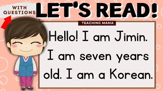 LETS READ  READING COMPREHENSION  PRACTICE READING ENGLISH  TEACHING MAMA [upl. by Aivat292]