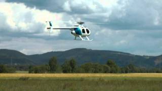 Hughes 500D 5Blatt RCHelicopter [upl. by Eiboj]