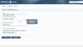 WebMoney Mini How to transfer funds [upl. by Schulein92]