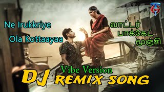 Nee irukuriye Ola kottaya song DJ Remix Songவாட்டர் பாக்கேட் மூஞ்சிWater Packet SongTrending Gana [upl. by Colwen]