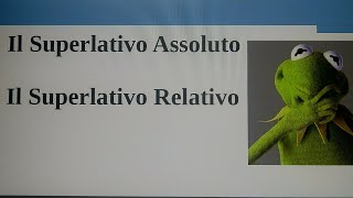 Il Superlativo Assoluto e il Superlativo Relativo [upl. by Aicilana]