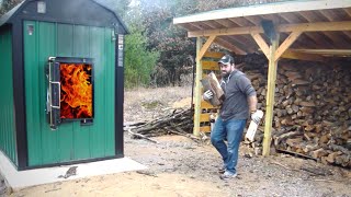 Outdoor Wood Burner Is it WORTH IT 4 Years later [upl. by Richy833]