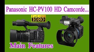 Panasonic HCPV100 New Camera UN Boxing amp Main Features  Pv100 Purchase Amazon [upl. by Einalam]