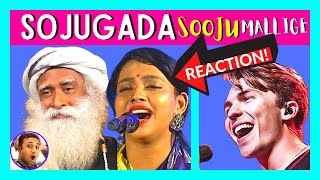 Sojugada Sooju M REACTION ft JUSTIN Burke VOCAL Coach  Yogi Vish Reacts  SADHGURU REACTION [upl. by Suoiradal]