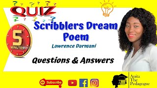 Quiz Scribblers Dream  Questions and Answers  Lawrence Darmani [upl. by Marja]