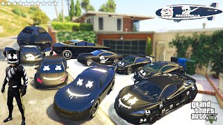 GTA 5  Stealing Marshmellos Luxury Cars With Franklin  Real Life Cars 44 [upl. by Selmner]