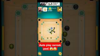 Online carrom board game  Carrom pool AUTO PALY  Carrom pool carrommasteroo carrompool 😱🙀🙀 [upl. by Ernestus]