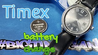 Timex Watch Battery Change Video  battery CR2016 [upl. by Nnasor927]