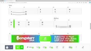 Iris  Vino Cu Mine  Guitar 2 Tab Play Along [upl. by Eenel]