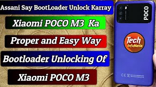 How To Unlock POCO M3 Bootloader [upl. by Nyladnor532]