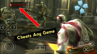 Enable Cheats in PPSSPP Games  God Of War  Ghost Of Sparta Gameplay Android [upl. by Jarrid108]