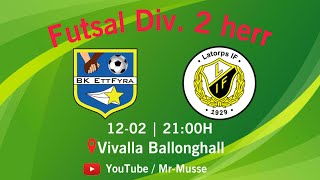 BK Ett Fyra amp Latorps IF  Futsal Div2 Herr  Sweden Örebro  20241202  43 [upl. by Laural759]