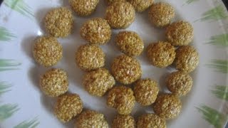 Til ka Ladoo  Til Gud Ladoo Recipe in hindi [upl. by Bridie]