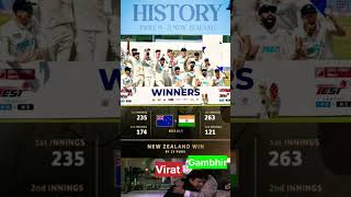 IND vs NZ 3rd Test  New Zealand Beat India 3rd Test indvsnzshorts [upl. by Burnsed]