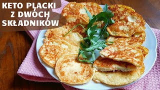 KETO PLACKI Z DWÓCH SKŁADNIKÓW  Szybkie i niezawodne keto placki [upl. by Gibbie]