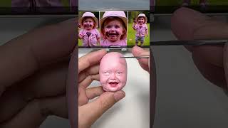 Part 1 ：DIY Clay Sculpture – Crafting a Sweet Smiling Girl [upl. by Millford56]