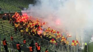 Lechia Gdańsk  JAGIELLONIA BIAŁYSTOK 12022017 doping i oprawa [upl. by Mack]